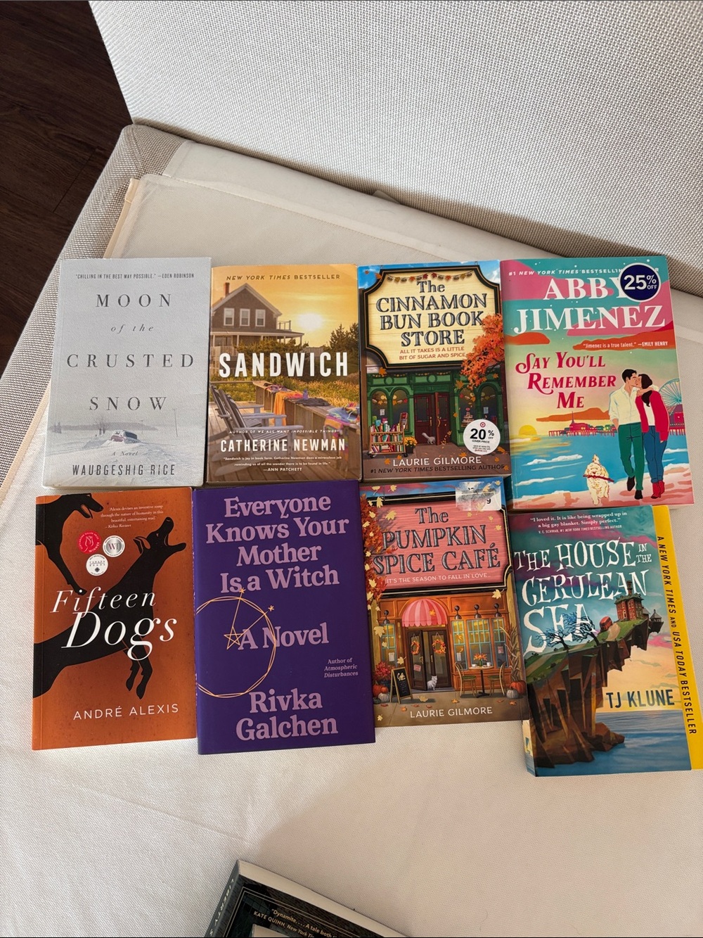 Lot of 6 Assorted trade fiction books